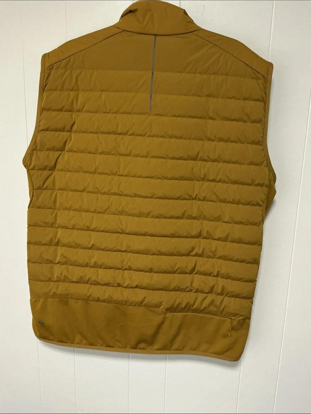 Lululemon Quilted Zip-Front Vest - Mustard Brown